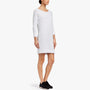 Raglan Sweatshirt Dress in White | James Perse Los Angeles